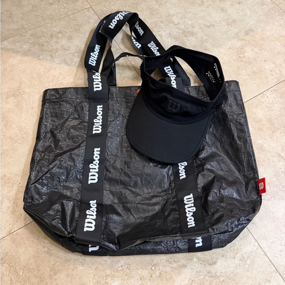 Black Wilson visor NWOT